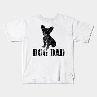 French Bulldogs Dog Dad Kids T-Shirt